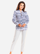 Bluzka damska ze stójką Awama A239 XL Niebieska (5902360524972) - obraz 1