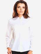 Блузка жіноча Awama A249 XL Біла (5902360526051) - зображення 4