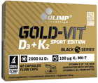 Вітаміни Olimp Gold Vit D3+K2 60 капсул (5901330075636) - зображення 1