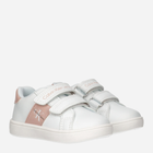 Buty sportowe dziecięce dla dziewczynki na rzepy Calvin Klein Jeans Low Cut Velcro Sneaker V1A9-80782-1355X134 31 Białe (8052578509593) - obraz 2