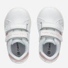 Tenisówki dziecięce dla dziewczynki na rzepy Calvin Klein Jeans Low Cut Velcro Sneaker V1A9-80782-1355X134 33 Białe (8052578509616) - obraz 3
