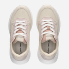 Buty sportowe dziecięce dla dziewczynki Calvin Klein Jeans Low Cut Lace-Up Sneaker V3A9-80809-1461B027 37 Beżowy/Różowy (8052578519677) - obraz 3