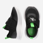 Buty sportowe dziecięce dla dziewczynki na rzepy Calvin Klein Jeans Low Cut Sneaker V1X9-80878-1697999 32 Czarne (8052578513026) - obraz 4