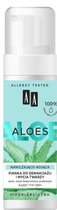 Пінка для демакіяжу і вмивання AA Aloes 100% Aloe Vera Extract зволожуюча заспокійлива 150 мл (5900116079622) - зображення 1