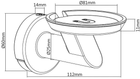 Настінний кронштейн Maclean MC-857 for Google Home (5902211113768) - зображення 7