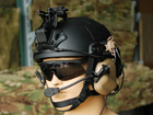 Активні навушники Earmor М32Н із кріпленням та гарнітурою під шолом Чорний (Kali) AI137 - зображення 6
