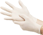 Перчатки смотровые латексные текстурированные, нестерильные Medicom SafeTouch неопудренные 6.4 г 50 пар № S (1123-B) - изображение 2