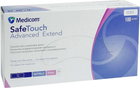 Перчатки смотровые нитриловые текстурированные, нестерильные Medicom SafeTouch Advanced Extend неопудренные 3.6 г розовые 50 пар № L (1172/L) - изображение 1