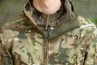 Костюм размер L Soft Shell Caiman мультикам куртка и брюки G2 с наколенниками - изображение 9