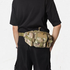 Тактична бананка військова сумка органайзер (32 х 15 х 13 см) Мультикам - зображення 4