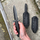 Тактический нож #41140 black Defender - изображение 5
