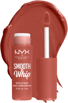 Matowa szminka w płynie NYX Professional Makeup Smooth WHip 07 Pushin Cushion 4 ml (800897131111) - obraz 1