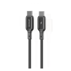 Кабель Charge\OTG Proove Flex Metal Type-C to Type-C 100W 2.4A 1m Black CCFM60002201