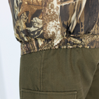 Бушлат камуфляжный зимний Осень на флисе и синтепоне, мужская зимняя куртка на резинке 58 - изображение 5
