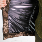Куртка зимова Піксель софтшелл з підкладкою Omni-Heat, чоловіча утеплена камуфляжна куртка 46 - зображення 5