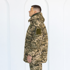 Бушлат Горка камуфляжный зимний Пиксель, мужская зимняя куртка с утяжкой 46 - изображение 3