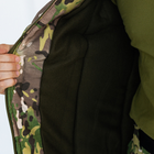 Бушлат зимовий Гірка Мультикам, чоловіча зимова камуфляжна куртка мультикам на флісі та синтепоні 56 - зображення 5
