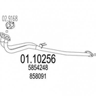 Труба глушителя MTS 0110256 Opel Vectra 5854248, 858091, 90501749