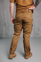 Мужские крепкие штаны «Kayman» койот с усиленными зонами и накладными карманами Rip-stop 34-32 - изображение 5