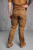 Чоловічі міцні штани «Kayman» койот із посиленими зонами та накладними кишенями Rip-stop 30-34 - зображення 5