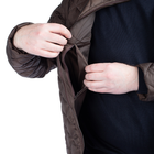Куртка подстежка утеплитель универсальная для повседневной носки Brotherhood коричневая 58/170-176 (OPT-13501) - изображение 6