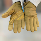 Перчатки тактические Mechanix ColdWork Base Layer Coyote, Койот, размер XL, сенсорные, теплые зимние перчатки - изображение 8