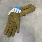 Перчатки тактические Mechanix ColdWork Base Layer Coyote, Койот, размер XL, сенсорные, теплые зимние перчатки - изображение 13