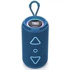Портативна Bluetooth-колонка TG656 FM-радіо/USB/TF 8W з ремінцем blue