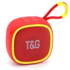 Портативная Bluetooth-колонка TG659 BT/USB/TF/FM 5W с ремешком красный