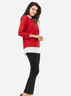 Bluzka damska elegancka Awama A208 L/XL Czerwona (5902360519794) - obraz 3