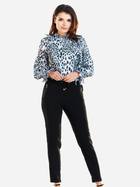 Bluzka damska z krótkim rękawem Awama A259 XL Czarno-biała (5902360535558) - obraz 3