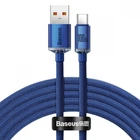 Кабель Baseus Crystal Shine Series Fast Charging Type-C 100W (2m) blue