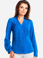Блузка жіноча Infinite You M176 S Синя (5902360526266) - зображення 1