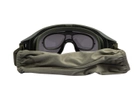 Маска тактична, захисна 2E Hawk Army Green Anti-fog, сумка, 3 лінзи - зображення 7
