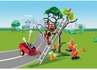 Zestaw figurek Playmobil Duck on Call Fire Rescue Action: Cat Rescue (4008789709172) - obraz 3