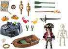 Zestaw figurek Playmobil Pirates Starter Pack Pirate with Rowing Boat (4008789712547) - obraz 3