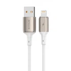 Кабель Proove Flex Metal USB to Lightning 2.4A (1m) white