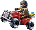 Figurka Playmobil City Action Fire Rescue Quad 7.5 cm (4008789710901) - obraz 2