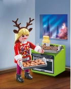Figurka Playmobil Special Plus Christmas Baker 7.5 cm (4008789708779) - obraz 3