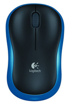 Мышь logitech Wireless Mouse m185 blue,eer2