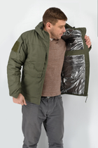 Зимняя тактическая куртка Eagle с подкладкой Omni-Heat и силиконовым утеплителем Olive Green 5XL - изображение 6