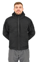 Зимняя тактическая куртка Eagle с подкладкой Omni-Heat и силиконовым утеплителем Black 4XL - изображение 4