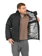 Зимняя тактическая куртка Eagle с подкладкой Omni-Heat и силиконовым утеплителем Black 4XL - изображение 8