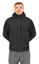 Зимняя тактическая куртка Eagle с подкладкой Omni-Heat и силиконовым утеплителем Black 3XL - изображение 4