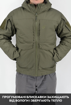 Зимова тактична куртка Eagle з підкладкою Omni-Heat та силіконовим утеплювачем Olive Green XL - зображення 9