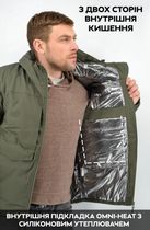 Зимова тактична куртка Eagle з підкладкою Omni-Heat та силіконовим утеплювачем Olive Green M - зображення 10