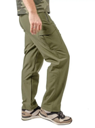 Утеплені тактичні штани Eagle PA-01 Soft Shell на флісі Olive Green S - зображення 6