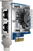 Мережева карта QNAP Dual-port RJ45 10GbE PCIe Gen3 x4 (QXG-10G2T-X710) - зображення 5