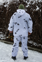 Маскувальний костюм " Сніговий барс" Кіраса зима білий водовідталкувальний 800 - зображення 4