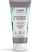 Krem do rąk I Love Naturals Hand Cream Bergamot & Seaweed 75 ml (5060849630108) - obraz 1